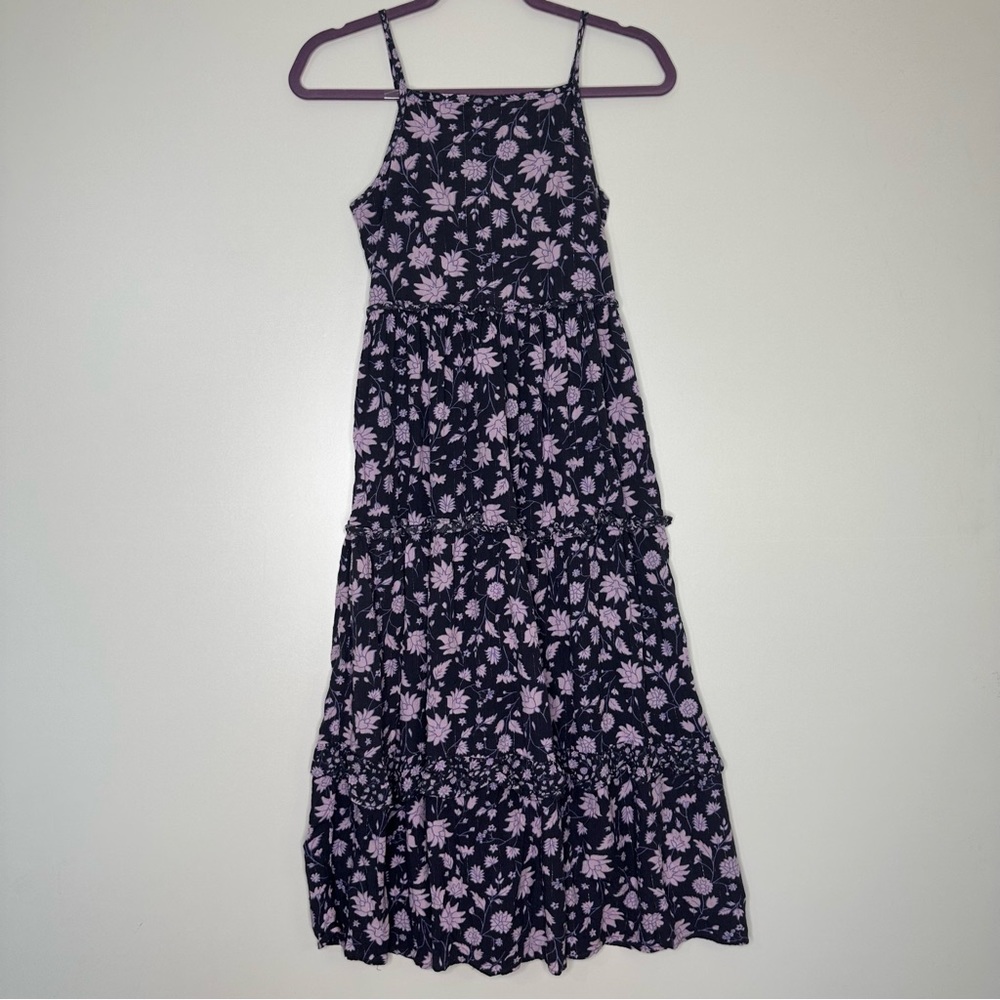 Cat & Jack purple floral sundress L10/12 - Picture 2 of 14